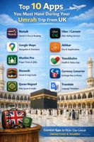 Top 10 apps you must have during your umrah trip from uk