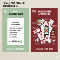 what are the hidden costs you might have to deal in an umrah trip from uk