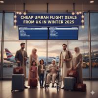 Cheap Umrah Flight Deals from the UK in Winter 2025