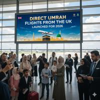 Direct Umrah Flights from the UK Launched for 2026