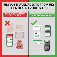 how to identify and avoid fakefraud umrah travel agents from uk 