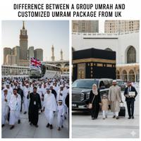  difference between a group umrah and a customized umrah package from uk 